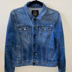 Light wash denim jacket